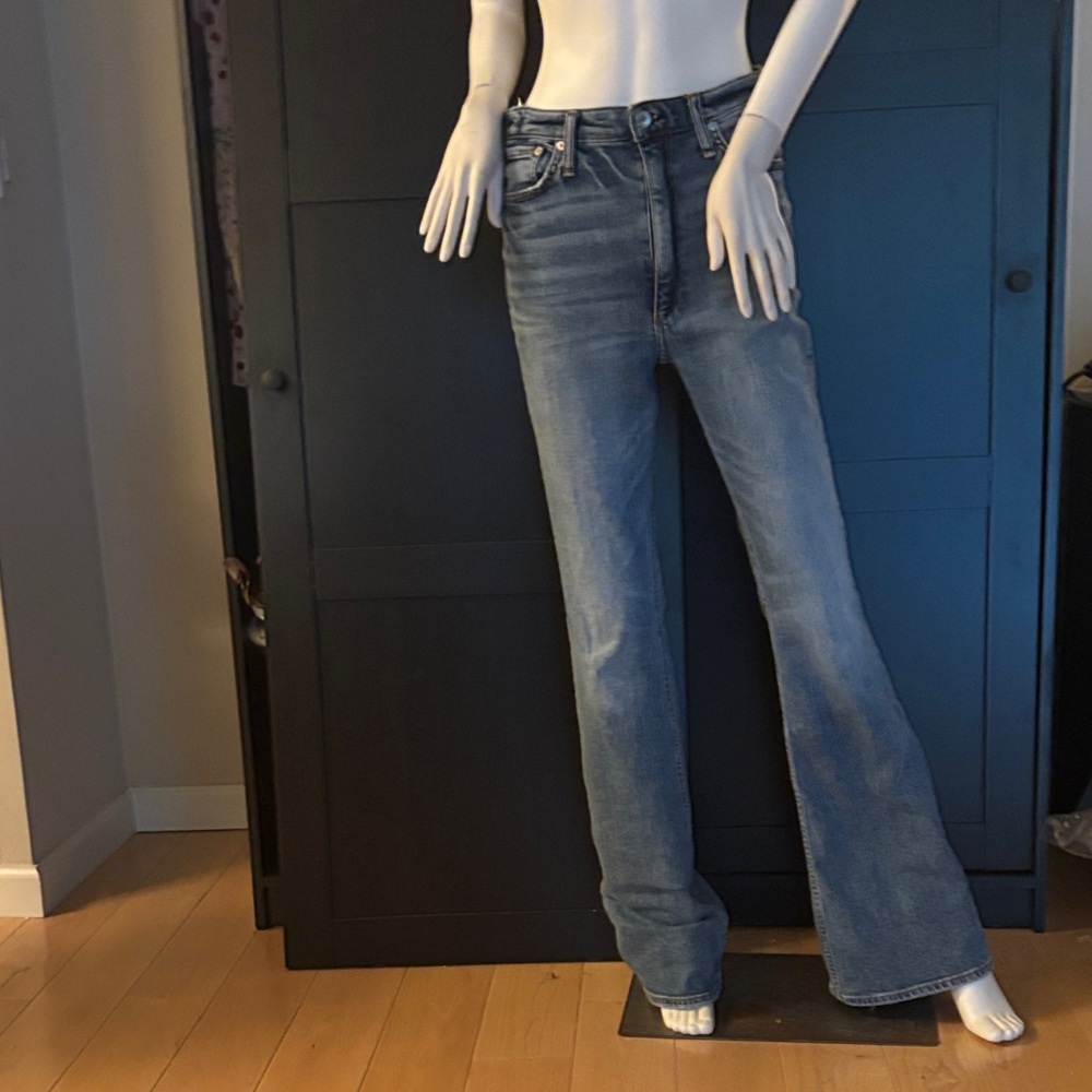 rag & bone excellent condition Blue  high waist Flare Women's Jeans